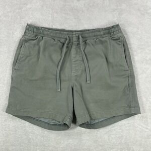 Bearbottom Clothing Shorts Mens Large Grey Stretch Chino 5.5" Inseam Drawstring